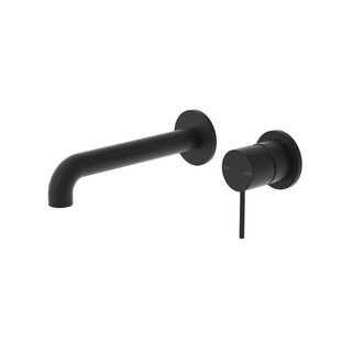 MECCA WALL BASIN MIXER 160MM ( SEPARATE BACK PLATE) Matte Black