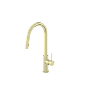 MECCA PULL OUT SINK MIXER WITH VEGIE SPRAY FUNCTION Brushed Gold