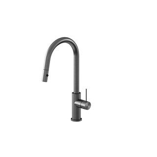 MECCA PULL OUT SINK MIXER WITH VEGIE SPRAY FUNCTION Gun Metal Grey