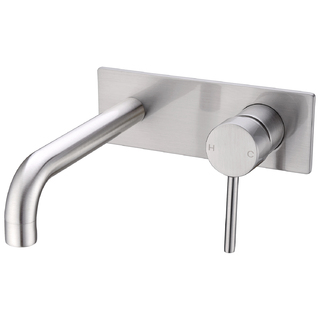 DOLCE WALL BASIN MIXER Brushed Nickel