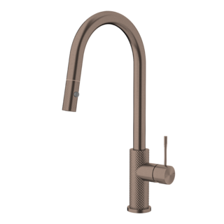 OPAL PULL OUT SINK MIXER Brushed Bronze