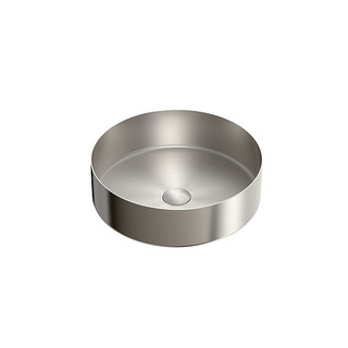 OPAL STAINLESS STEEL BASIN Brushed Nickel Round 403mm