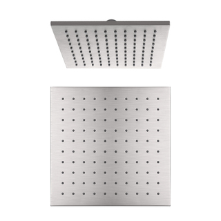 SQUARE SHOWER HEAD 250mm Brushed Nickel