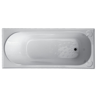 1800mm Acrylic Bath Tub Drop In Inset Design 1800x820x490mm With Tile Lip