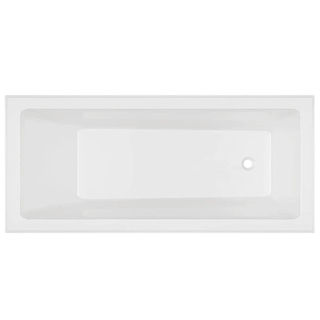 1800mm Acrylic Bath Tub Drop In Inset Cube Design 1800x800x491mm With Tile Lip