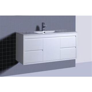 Bathroom Wall Hung Vanity & Basin Ceramic or Stone Top 2Pac 1200Wx460mm