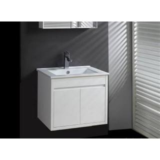 Bathroom Wall Hung Vanity & Basin Ceramic Top 600W x 450mm