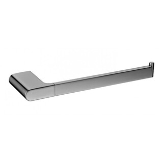 Brushed Gun Metal Hand Towel Rail Curve90 Square Edge Bathroom Accessories