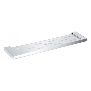  Chrome Brass Metal Shower Shelf Soap Dish Shower Tray Bathroom 550 x 120 x 20mm Ser05