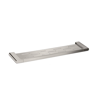Brushed Brushed Nickel Shower Shelf Curve90 420*130*25mm Curve90 Square Edge Bathroom Accessories