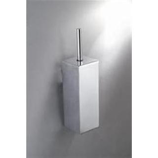 Toilet Brush & Holder Chrome Finish Square Bathroom Accessories * NEW*