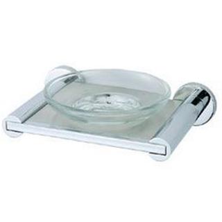 Stainless Steel & Glass Shower Soap Dish Shower Tray Bathroom * NEW*