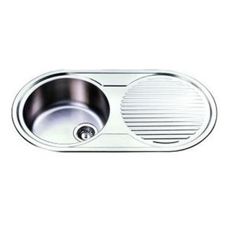 Single Bowl & Drain Kitchen Round Sink  915*485*200