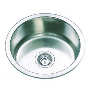 Single Bowl Round Sink Drop In/ Undermount 430*170 Stainless Steel