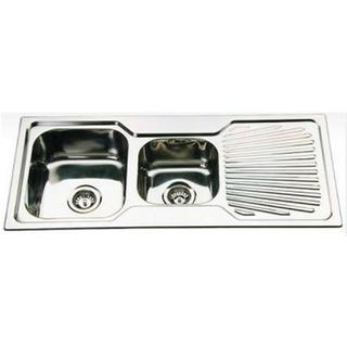 One and 3 quarter (1 & 3/4) Bowl & Drain Kitchen Sink 1080*480*170