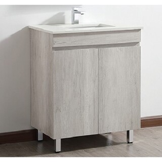 Ash Timber look  vanity Stone top with undermount basin 750 x 465 x 880mm
