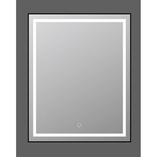 LED Wall Vanity Mirror Design 750Wx750Hx30D Wall Hung