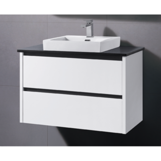 White Shadow line wall hung vanity Ceramic Above Counter Basin 900 x 465 x 660mm
