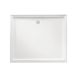 Flinders Polymarble 900x760, Rectangular Shower Base, Rear Outlet