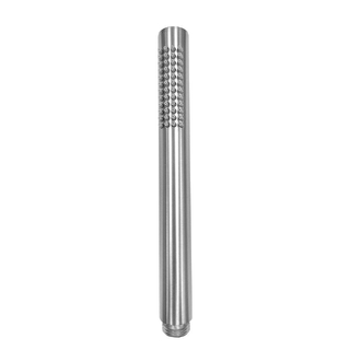 Round Single Function Brushed Nickel Brass Handheld Shower