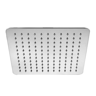 Super-slim Square Brushed Nickel Rainfall Shower Head 250mm