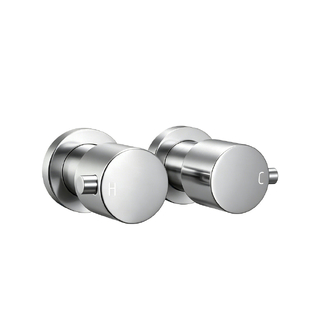 LUCID PIN Brushed Nickel Wall Tap