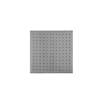 Square Brushed Nickel Brass Rainfall Shower Head 250mm