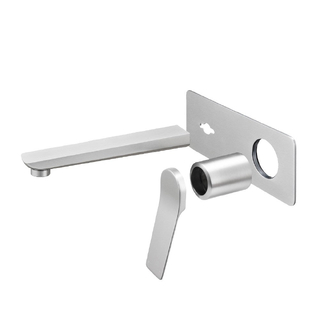 RUSHY Series Brushed Nickel Spout Mixer Trim Kit Only (match CLPS)