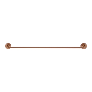 LUCID PIN - 800mm Brushed Copper Cuttable Single Towel Rail