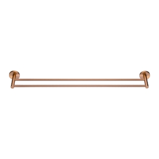 LUCID PIN - Brushed Copper Cuttable Double Towel Rail