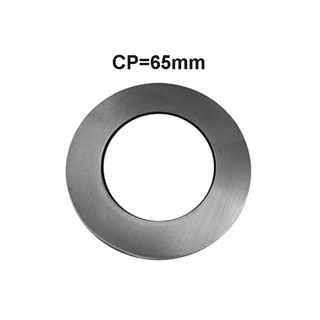 Gun Metal Grey Round Cover Plate 65mm