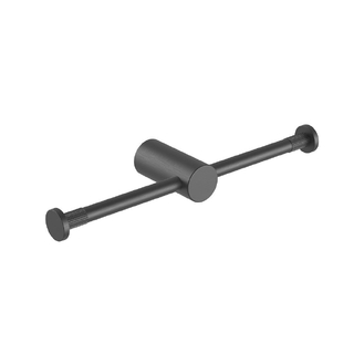 CADDENCE Series Brushed Gun Metal Grey Double Toilet Paper Holder