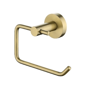 LUCID PIN - Brushed Brass Toilet Paper Holder