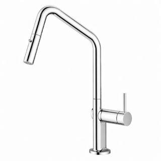 Carysil Angle Chrome Pull Out Kitchen Mixer