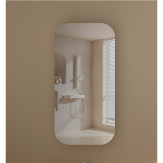 CARYSIL EARLS 450x900mm WALNUT Squircle Shaving Cabinet