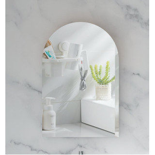 CARYSIL Imperial 600x900mm MATTE WHITE Arch Shaving Cabinet