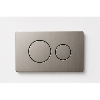 Carysil Gun Metal Round SS304 In Wall Toilet Push Plate