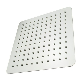 Chrome Super-slim Square Rainfall Shower Head 250mm