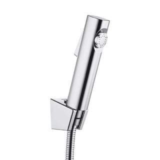 Round Chrome ABS Toilet Bidet Spray Kit with Stainless Steel Hose