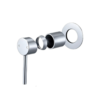LUCID PIN Chrome 65MM Wall Mixer Trim Kit Only (match CLPM)
