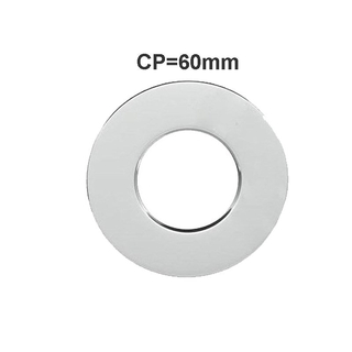 Chrome Cover Plate 60mm