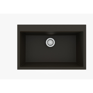 860 x 510 x 220mm Carysil Cancan 860 Granite Stone Kitchen Sink Top/Under Mount