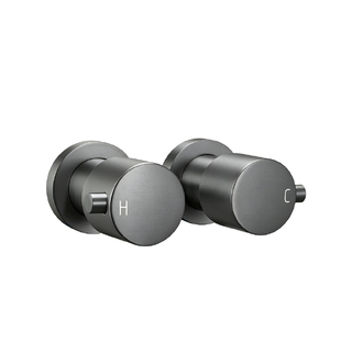 LUCID PIN Gunmetal Wall Tap