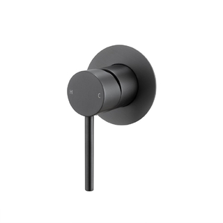 LUCID PIN - Gunmetal Wall Mixer ( 80MM Cover Plate)