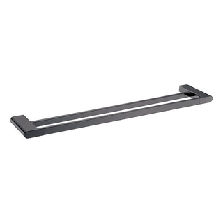 VOG Series Gun Metal Grey Double Towel Rail 800mm