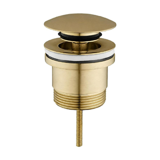 Light Brushed Brass Pop Up Waste Universal