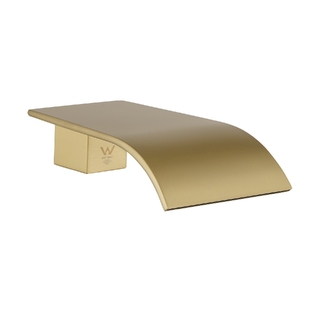 Waterfall Light Brushed Gold Spout