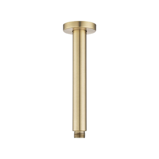 200mm Light Brushed Brass Ceiling Shower Arm