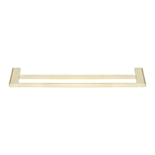 VOG - 800mm Light Brushed Brass Double Towel Rail
