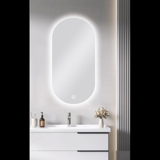 450 X 900MM PILL SHAPE CARYSIL LED MIRROR